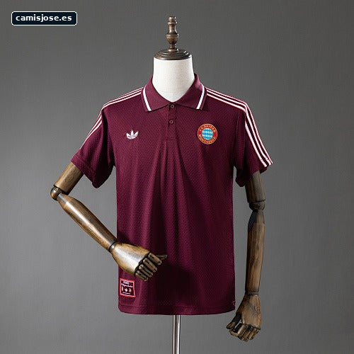 Bayern Munich 25/26 polo - granate S-XXL