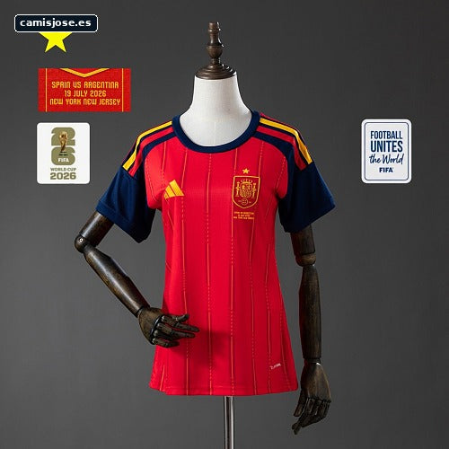 Camiseta femenina España 2026 Local S-XXL