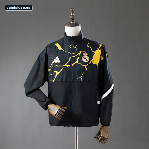 Real Madrid 25/26 Avengers prepartido cortavientos - negro S-3XL