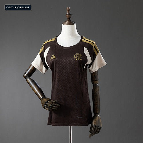 Flamengo 26/27 camiseta de entrenamiento femenina - marrón S-XXL