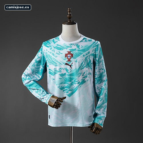 Camiseta visitante Portugal 2026 de manga larga S-4XL