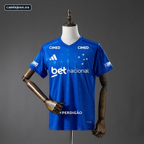 Cruzeiro 26/27 Camiseta local con todos los patrocinadores S-4XL