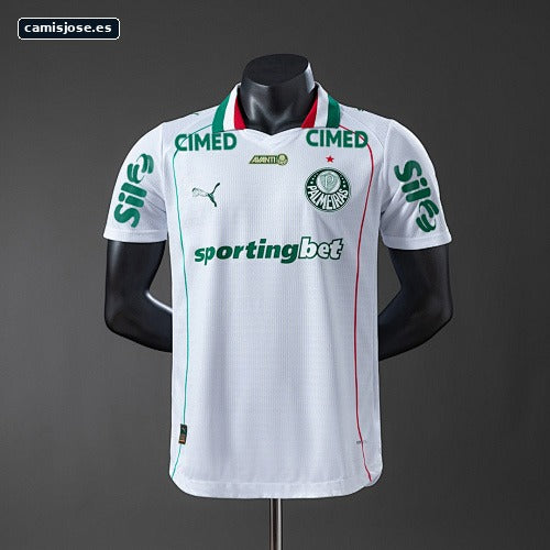 Palmeiras 26/27 Camiseta visitante versión de jugador con todos los patrocinadores S-3XL