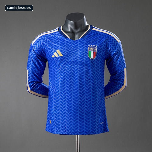 Camiseta local Italia 2026 versión de jugador de manga larga S-4XL