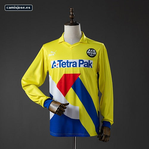 Frankfurt 93/96 visitante manga larga retro camiseta S-XXL