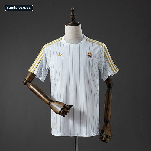 Real Madrid Terrace Icons camiseta blanca/dorada Tallas S-XXL