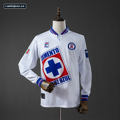 Cruz Azul 1998 camiseta visitante manga larga retro S-XXL