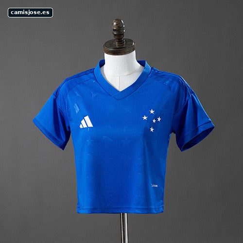Cruzeiro 26/27 top corto local femenino Tallas S-XXL