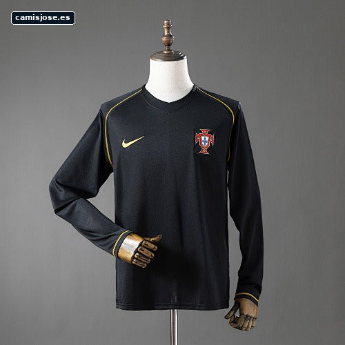 Portugal 2006 camiseta visitante manga larga retro S-XXL
