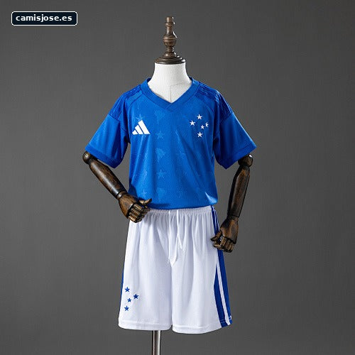 Cruzeiro 26/7 camiseta local infantil Tallas 16-28