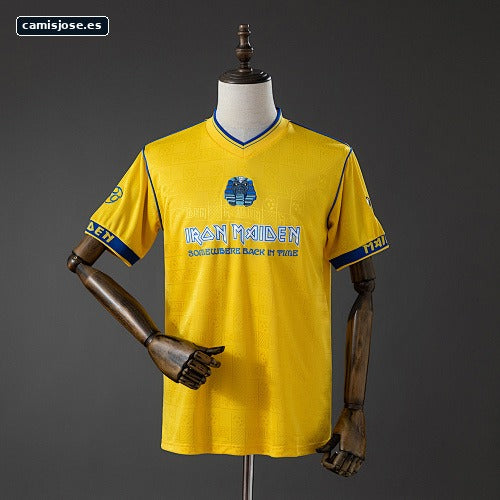 Iron Maiden x West Ham United 2008 camiseta retro amarilla S-XXL