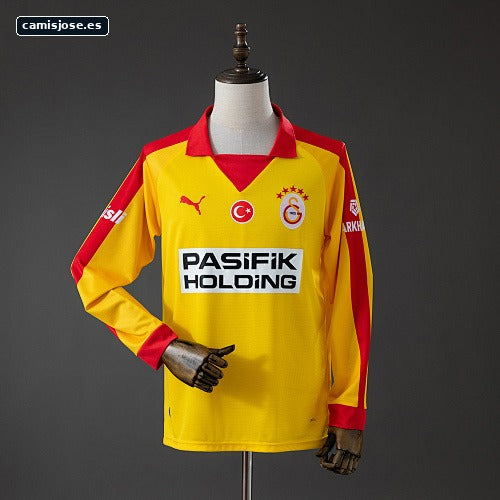 Galatasaray 25/26 Edición retro - Camiseta amarilla de manga larga S-4XL