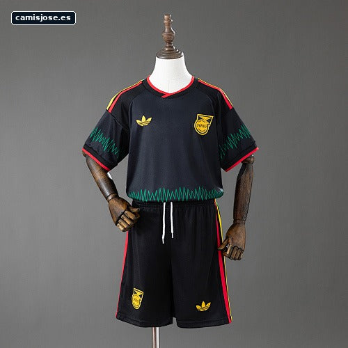 Jamaica 2026 x Bob Marley equipación infantil visitante camiseta talla 16-28