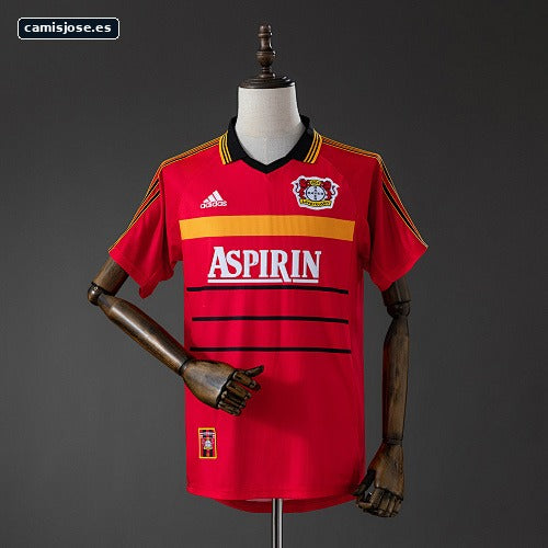 Bayer Leverkusen 98/00 camiseta local retro S-XXL