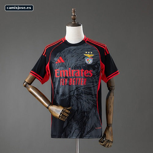 Benfica 26/27 Special Eagle Camiseta - Negro y Rojo S-4XL