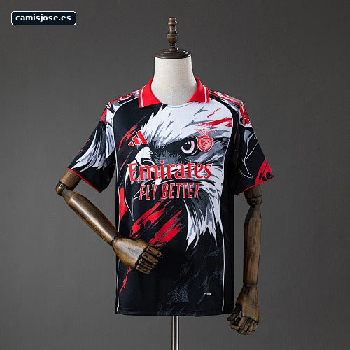 Benfica 26/27 Special Eagle Camiseta - Negro y Blanco S-4XL