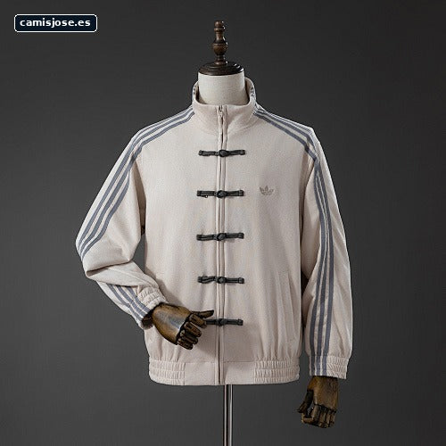 Chaqueta estilo Tang Año Nuevo Chino beige S-XL