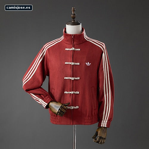 Chaqueta estilo Tang Año Nuevo Chino rojo S-XXL