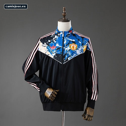 M-U x Stone Roses Track Top Black Multi S-XXL