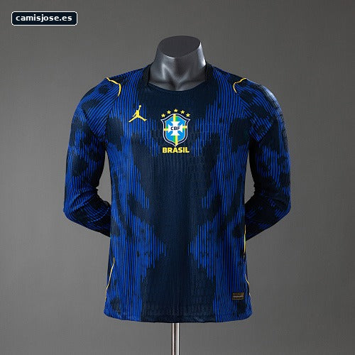 Brasil 2026 Camiseta local/visitante manga larga S-3XL