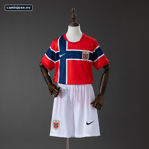 Noruega 2026 Camiseta infantil local talla 16-28