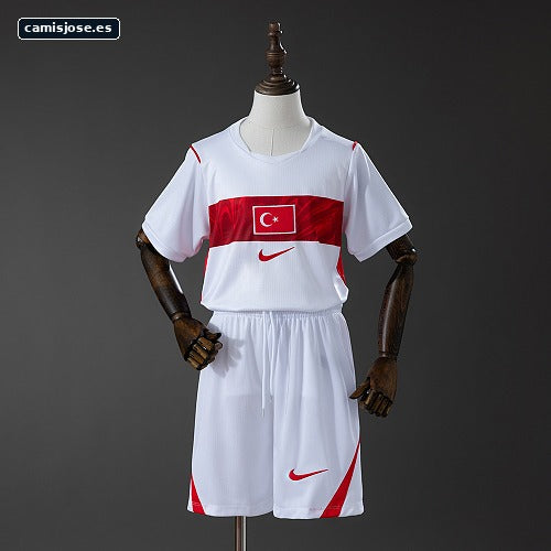 Turquía 2026 Camiseta infantil local talla 16-28