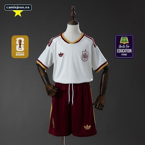 Camiseta infantil España 2026 Visitante Tallas 16-28