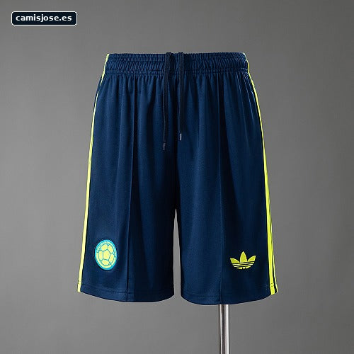 Colombia 2026 pantalones cortos visitante talla S-XXL