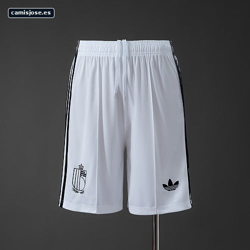 Bélgica 2026 pantalones cortos visitante talla S-XXL