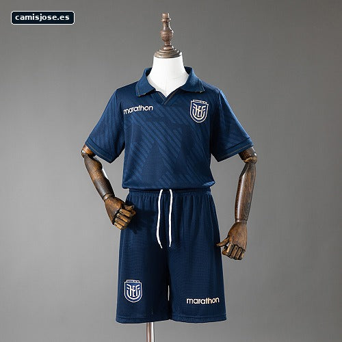 Ecuador 2026 Visitante Infantil camiseta Tallas 16-28