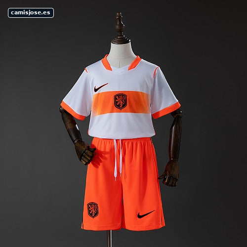 Países Bajos 2026 Camiseta infantil Visitante talla 16-28