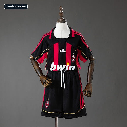 AC Milan 06/07 Local Retro Infantil Tallas 16-28