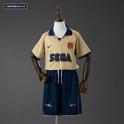 Arsenal 01/02 Visitante Retro Infantil Tallas 16-28