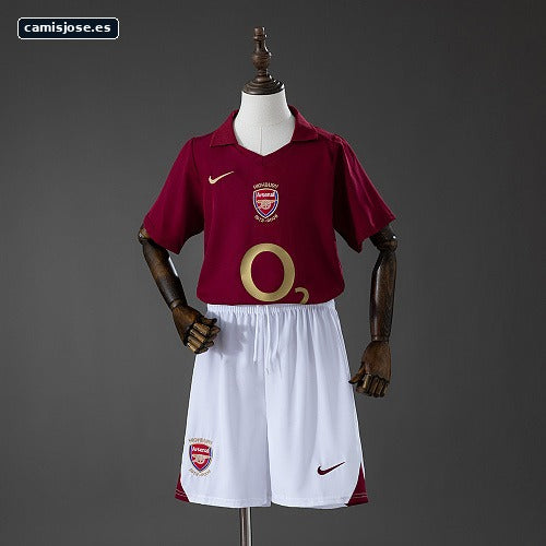 Arsenal 05/06 Local Retro Camiseta infantil Talla 16-28