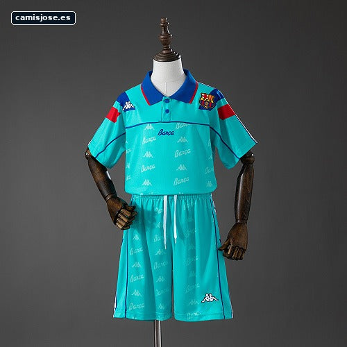 Barcelona 92/95 Visitante Retro Camiseta infantil Talla 16-28