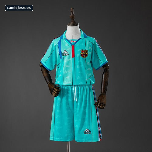 Barcelona 96/97 Visitante Retro Camiseta infantil Talla 16-28