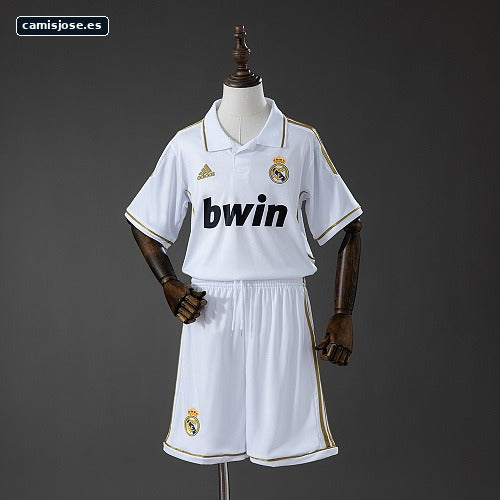 Real Madrid 11/12 Local Retro Camiseta infantil Talla 16-28