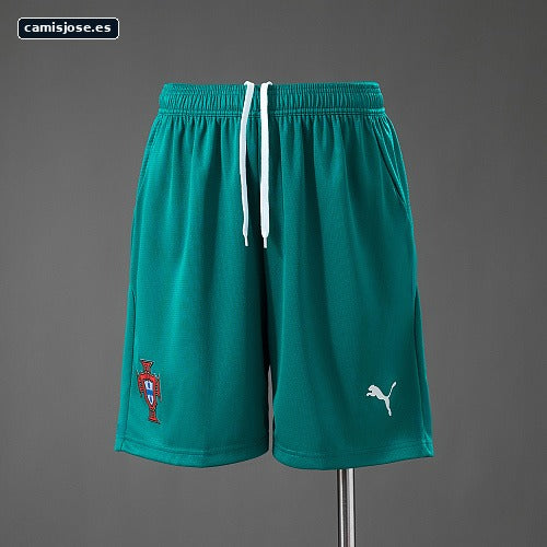Portugal 2026 local pantalón corto verde Tallas S-XXL