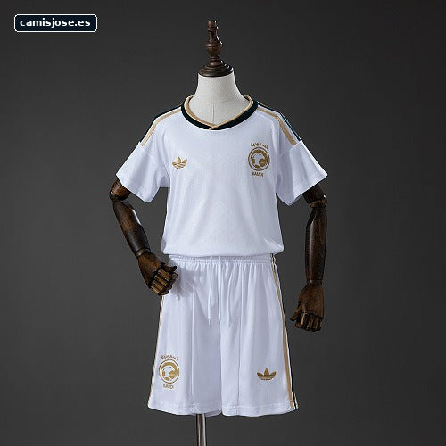 Arabia Saudí 2026 visitante infantil camiseta Tallas 16-28