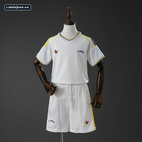 Venezuela 2026 visitante infantil camiseta Tallas 16-30