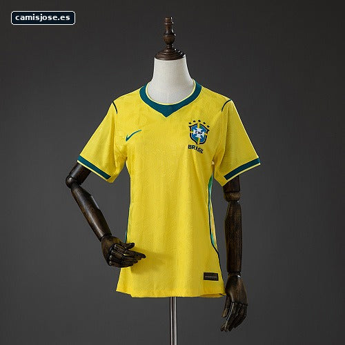 Brasil 2026 Camiseta local femenina versión de jugador S-XXL