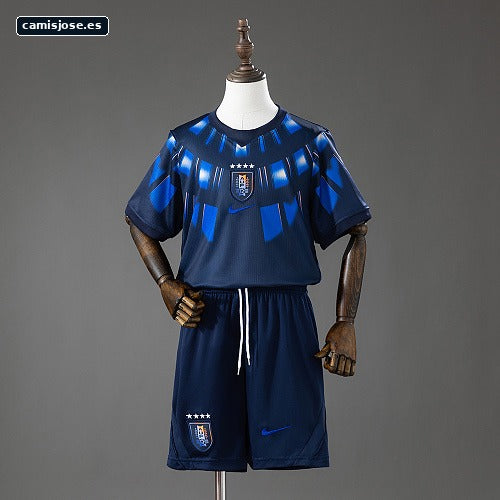 Uruguay 2026 Camiseta infantil visitante Talla 16-28