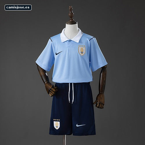 Uruguay 2026 Camiseta infantil local Talla 16-28