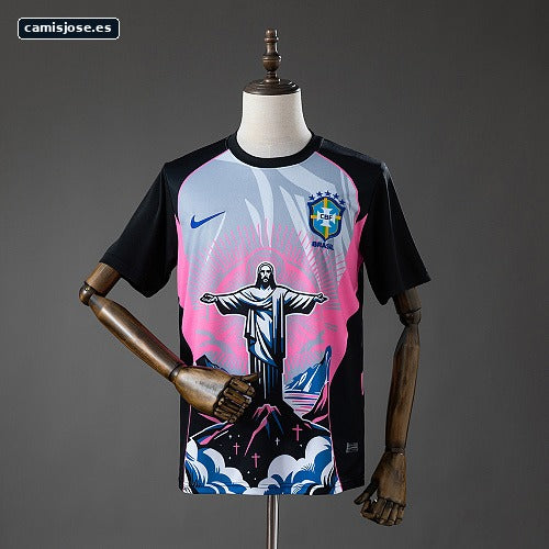 Brasil 2026 Camiseta Christ the Savior - rosa S-XXL