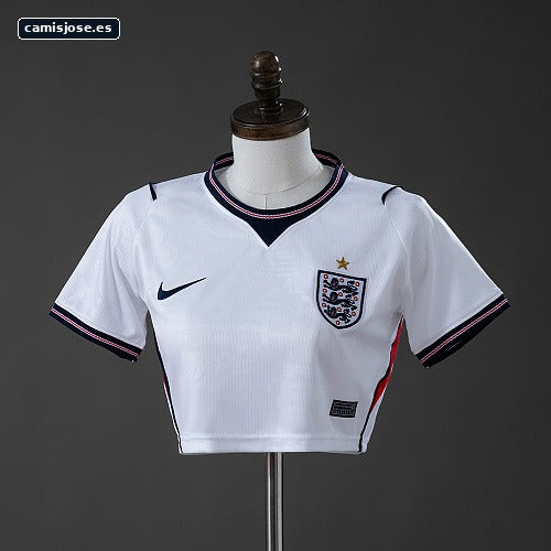 Inglaterra 2026 Top corto femenino local Tallas S-XXL