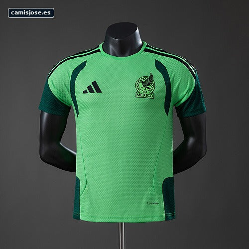México 2026 Camiseta de entrenamiento versión de jugador - verde Tallas S-3XL