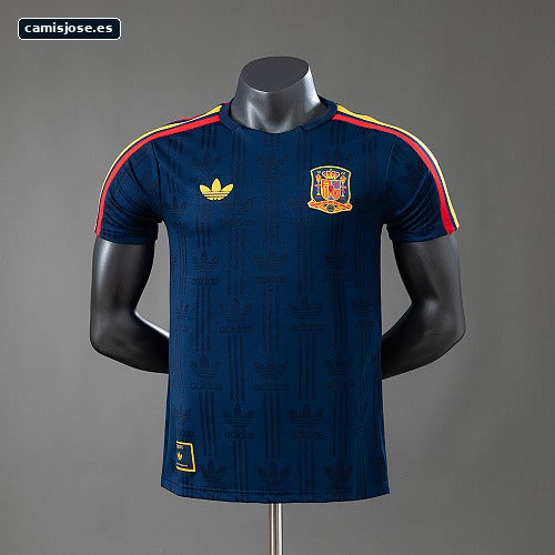 España 2026 Camiseta de entrenamiento versión de jugador - azul real Tallas S-3XL