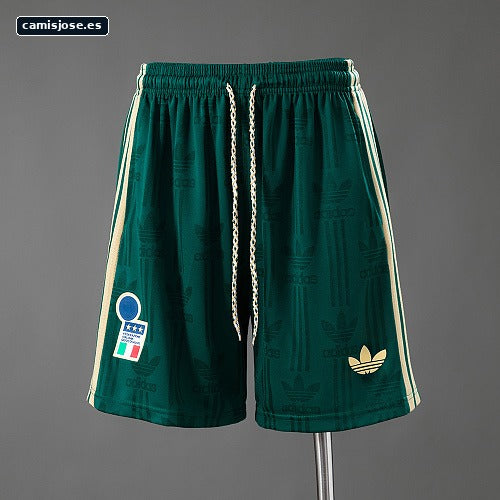 Italia 2026 OG Pantalones cortos de entrenamiento versión de jugador - verde Tallas S-3XL
