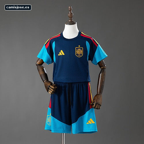 España 2026 Camiseta infantil versión de jugador de entrenamiento - azul real Tallas 16-28