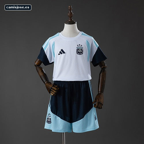 Argentina 2026 Camiseta infantil versión de jugador de entrenamiento - azul real Tallas 16-28